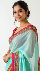 Georgette and chiffon